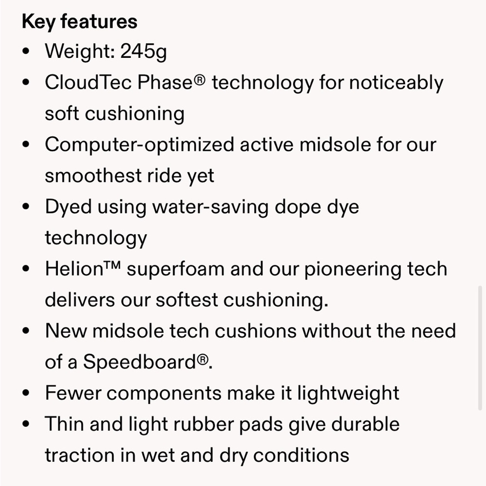 On Running Cloudsurfer Mens Size 10 Creek/White - image 6